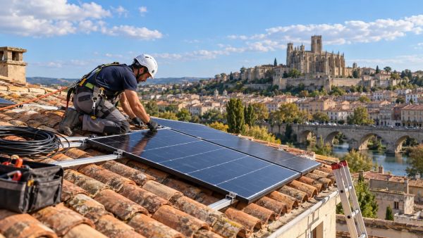 Installation de panneaux solaires à Béziers : guide complet