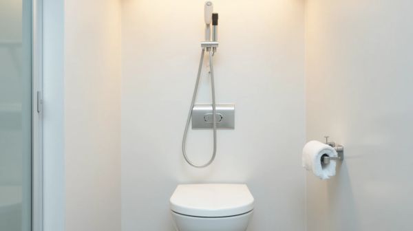Optimiser l'hygiène intime avec une douchette pour wc suspendu