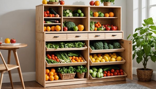 Meuble pour fruits et légumes : alliez style et praticité